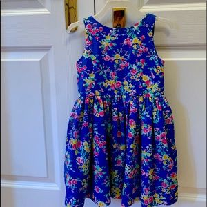 Floral dress by Polo Ralph Lauren. Excellent condition. Buttons in back. Size 3T